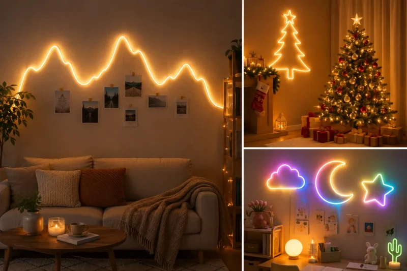 Syurelife Indoor Mood Lights - Starry Night Light with Stand