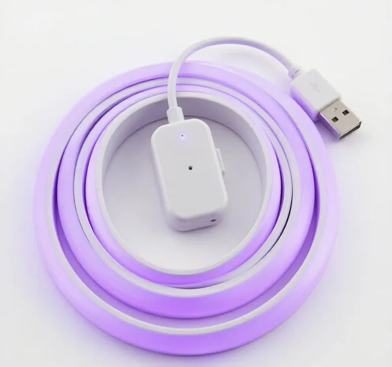 USB Car Atmosphere Light - Bluetooth Music Sync