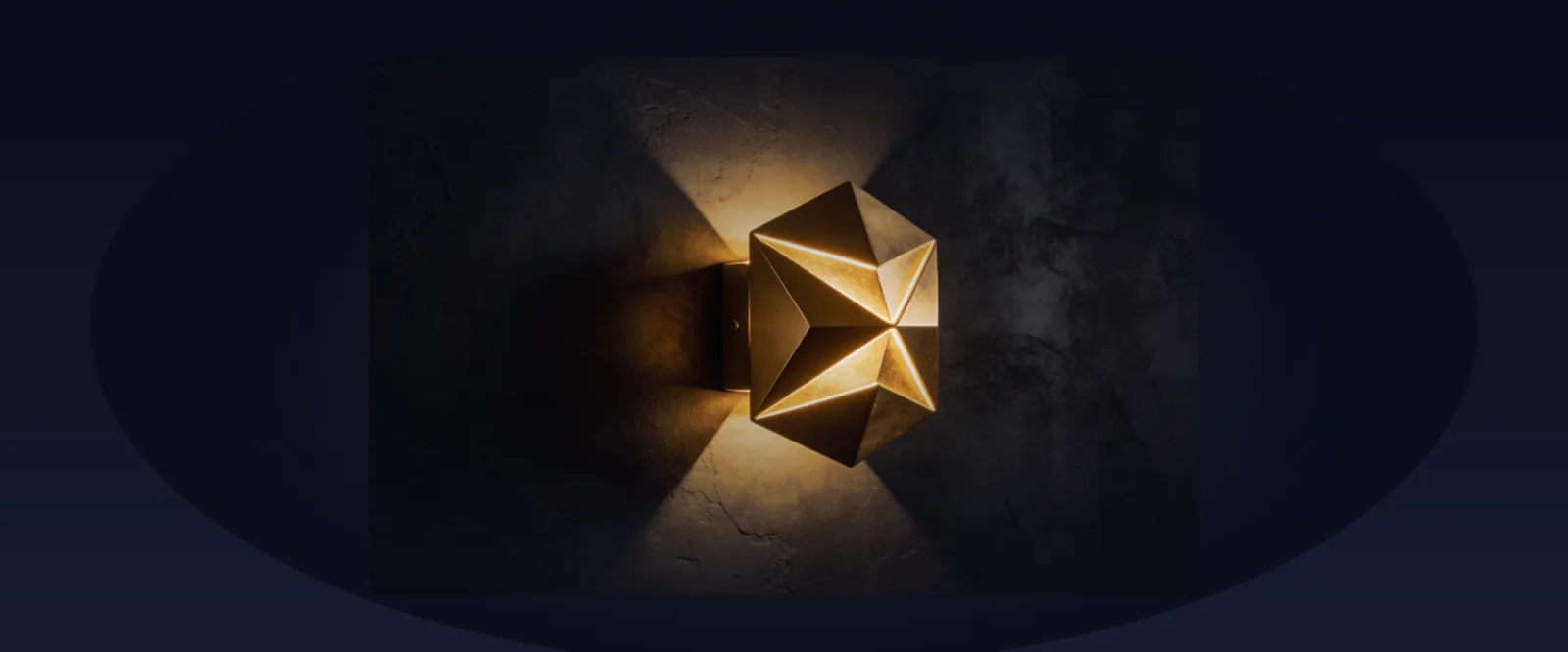 AuroraGlow Wall Sconce